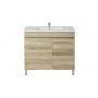 Berge White Oak Free Standing 750 Cabinet Only